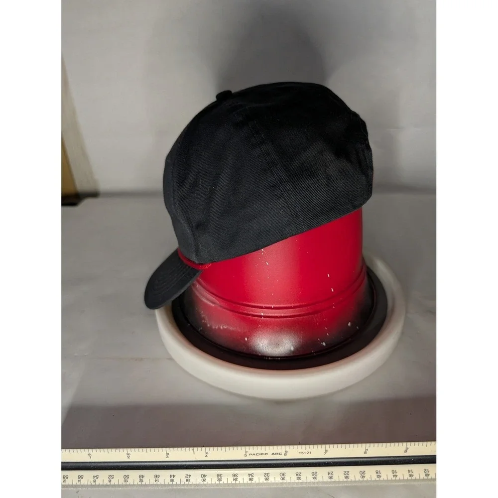 Pabst Blue Ribbon PBR Beer Snapback Hat Black Red Rope Outdoor Cap Mens OSFM - Picture 2 of 7